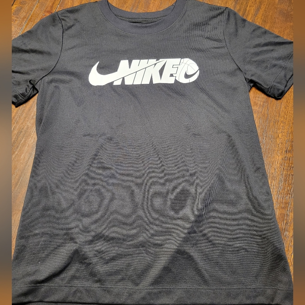 Nike Black T-Shirt with White Logo